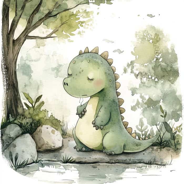 Pohádka ke čtení - O dinosaurovi, který neměl kamarády