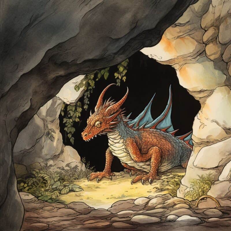 Pohádka na dobrou noc - Lenka a drak Bleskavec