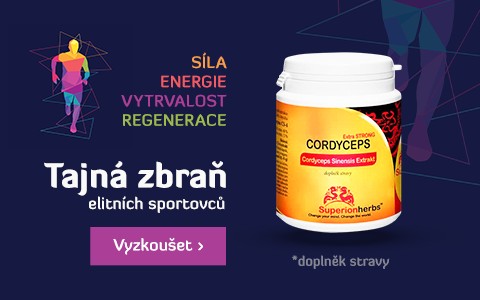Superionherbs Cordyceps Tajná zbraň sportovců